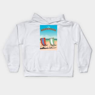 Bournemouth Seaside poster Kids Hoodie